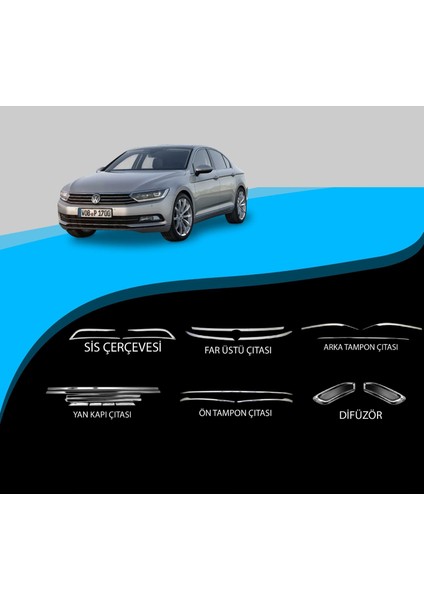Passat B8 Krom Full Set