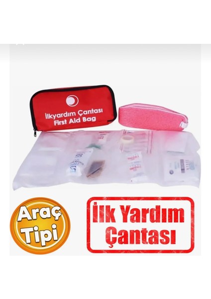 Otomobil Ev Ofis Ilk Yardım Acil Çantası Ekipmanları Küçük El Tipi