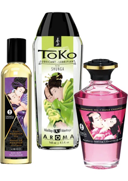 Shunga Fruity Kisses Collection Kayganlaştırıcı Jel Seti