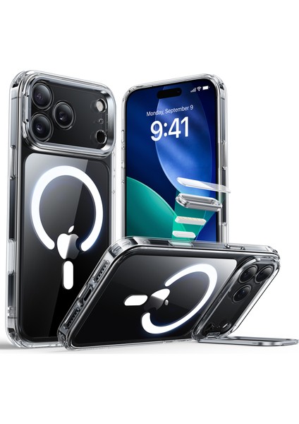 Apple iPhone 17 Pro Max Classic Hybrid Magsafe Standlı Kılıf