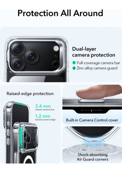 Apple iPhone 17 Pro Max Classic Hybrid Magsafe Standlı Kılıf modelleri