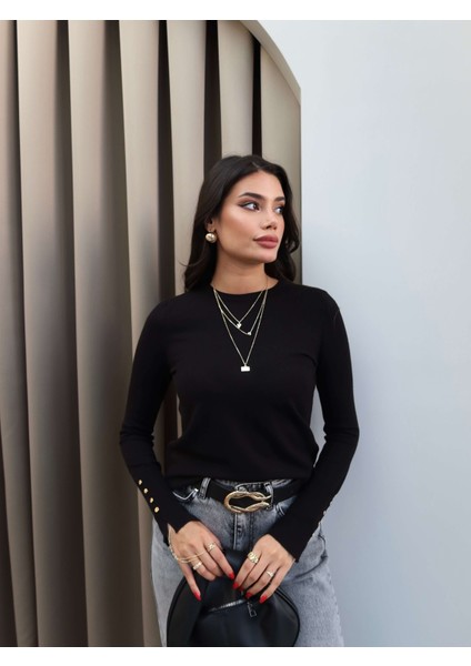 Uzun Kol Düğmeli Triko Body fırsatları