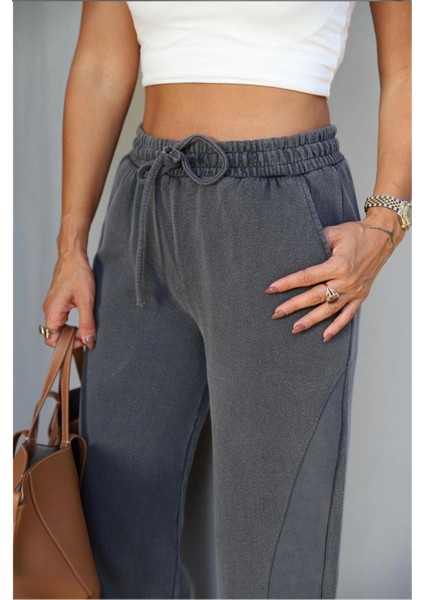 Gri Yıkamalı Eşofman indirimleri