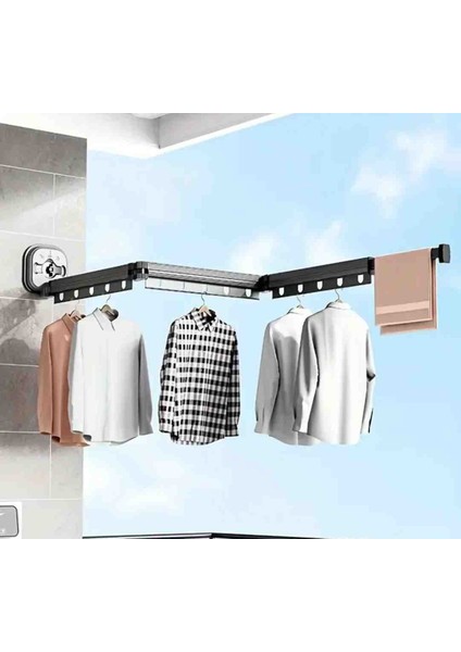 Alüminyum Vakumlu Modern Çamaşır Kurutma Askılığı 126CM fırsatları