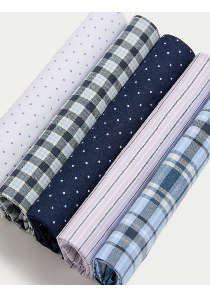 5pk Check Hankies