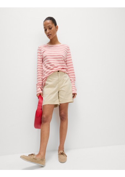 Pamuk Karışımlı Kargo Şort