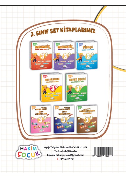 3. Sınıf Hafta Hafta Değerlendirme Testleri fiyatları