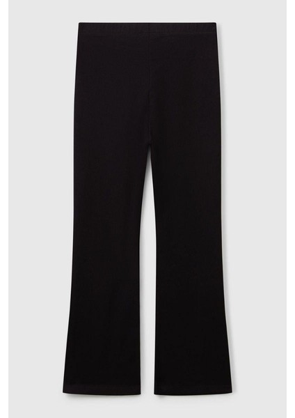 Kız Çocuk 3DKECF037-25K Ispanyol Tayt Siyah fiyatları