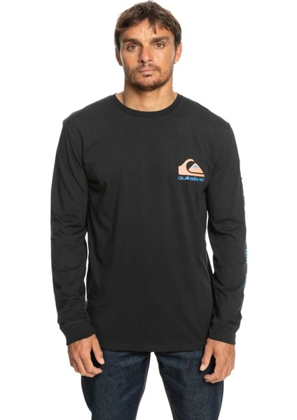 Omni Logo Long Sleeve Erkek T-Shirt EQYZT07233