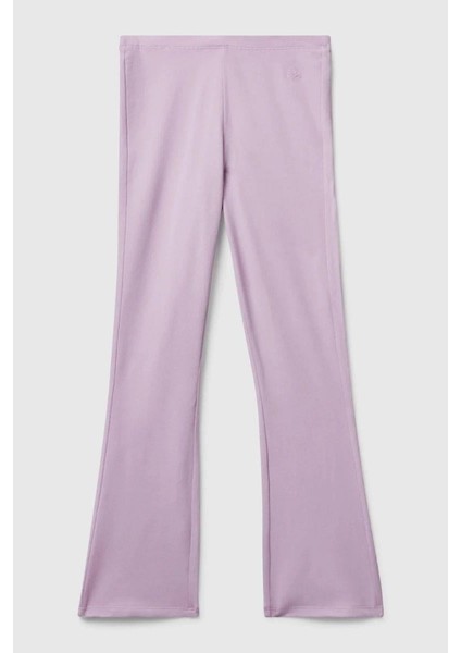 Kız Çocuk 3DKECF037-25K Ispanyol Tayt Lila