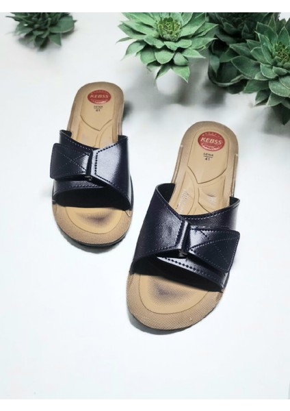 40-41 Numara Anatomik Topuk Dikeni Takviyeli Cırtlı Terlik