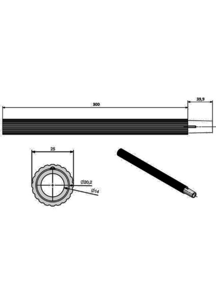 120 CM. ŞEFFAF DOLAP İÇİ ELBİSE ASKI BORUSU YUVARLAK - 4X30 cm. ASKI FLANŞLARI DAHİL