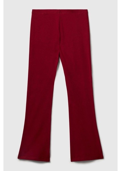 Kız Çocuk 3DKECF037-25K Ispanyol Tayt Bordo fiyatları