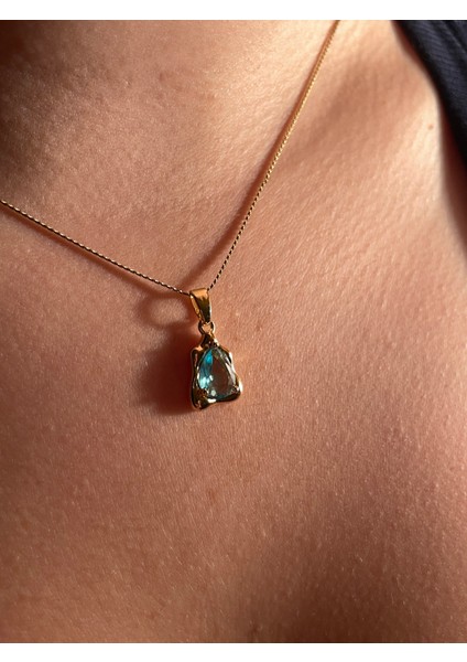 Damla Peridot Çelik Kolye fiyatları