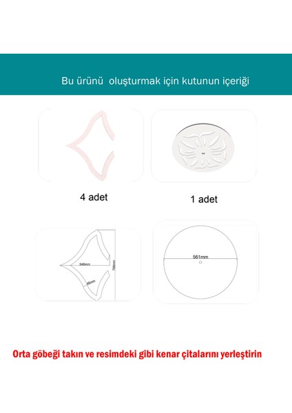 Lamba Tavan Göbegi 53-Motifli-Y-Motif-30-Dis-Çitali fırsatları