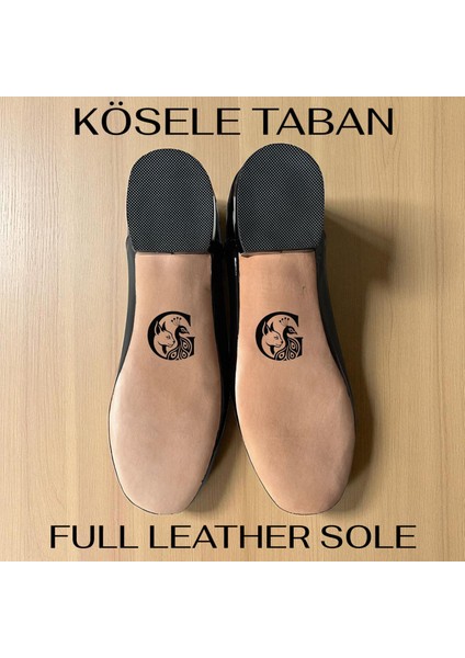 𝐎𝐑𝐄𝐒𝐓𝐀 | 𝐆𝐄𝐋𝐓𝐎𝐍𝐘® Erkek Tango Ayakkabısı • Düğün Ayakkabısı • Sahne & Günlük • Şık Erkek Ayakkabı – Siyah Hakiki Deri Süet Klasik Detaylı