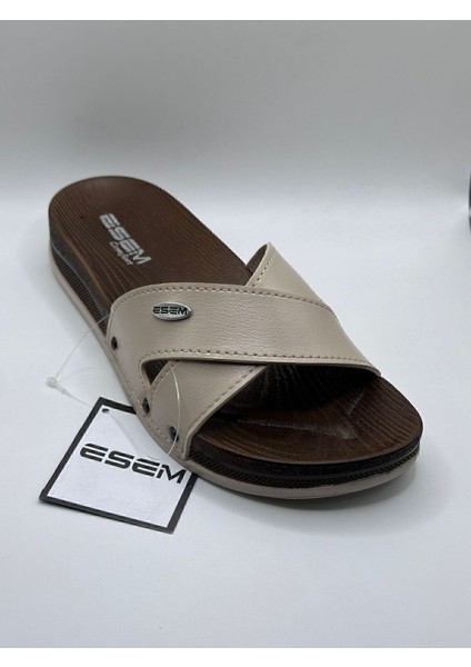 Günlük Ev Sokak Ortopedik Kadın Terlik Dolgu Taban(Bir Numara Büyük Tercih Ediniz)