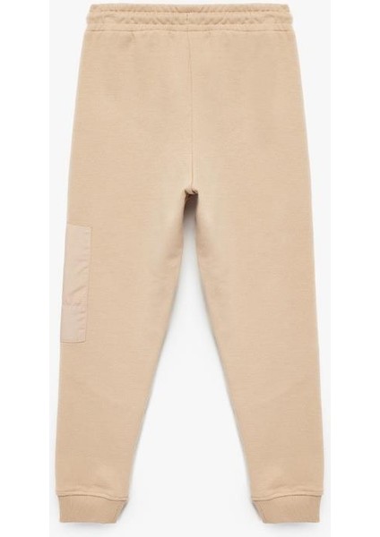 Erkek Çocuk Üç Iplik Şardonlu Baskılı Fermuar Cepli Beli Bağcıklı Jogger Eşofman Altı (Aw 25) fiyatları