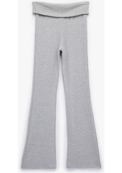 Viskon Karışımlı Yüksek Bel Ispanyol Paça Tayt Pantolon (Aw 25) fiyatları