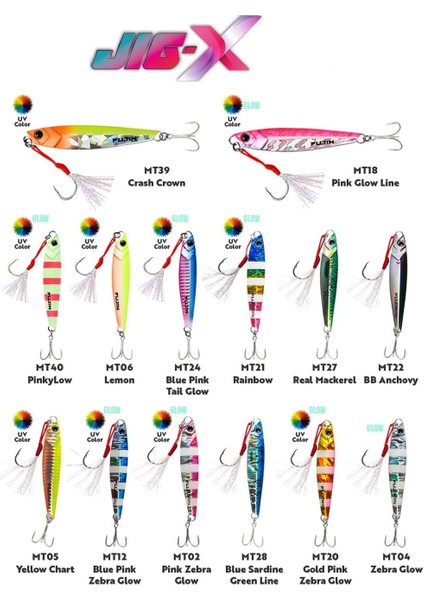 Jig-X Jigging Jig Yem Pink Zebra Glow-80 gr fiyatları