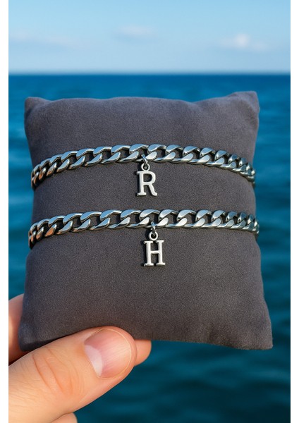 2 Adet Paslanmaz Çelik Gurmet Model Bileklik Sevgili Arkadaş Çift Bilekliği H081C