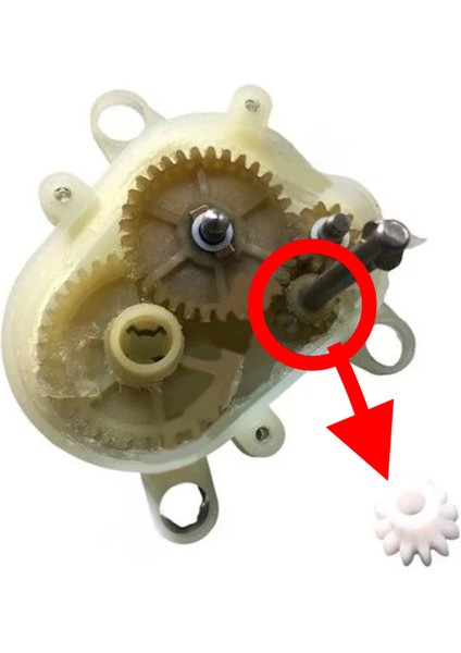 Fakir Vienta Blender Hazne Kapağı Küçük Mil Dişlisi - Uzun Mile Takılan
