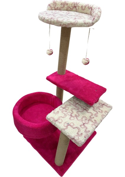 "103 cm Çok Katlı Kedi Tırmalama ve Dinlenme Ağacı | Lüks Tasarım Kedi Yatağı | Dayanıklı Kedi Oyun Alanı | Kediler Için Konforlu Dinlenme ve Oyun Merkezi" indirimleri