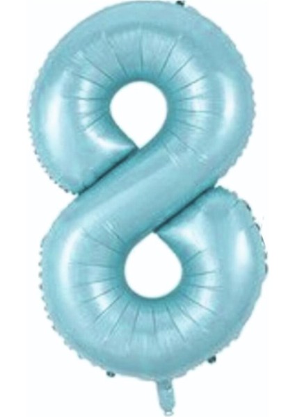 76 cm Mavi 8 Rakam 34 Inc Parti Malzemesi