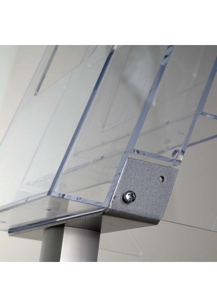 Pillar Broşür Stand Ayaklı 3 Katlı Broşürlük 1/3 A4 (10,5x21) fiyatları