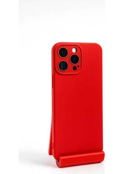 Iphone 13 14 15 Pro Max Apple Ile Uyumlu Lansman Içi Kadife Esnek Soft Silikon Kılıf