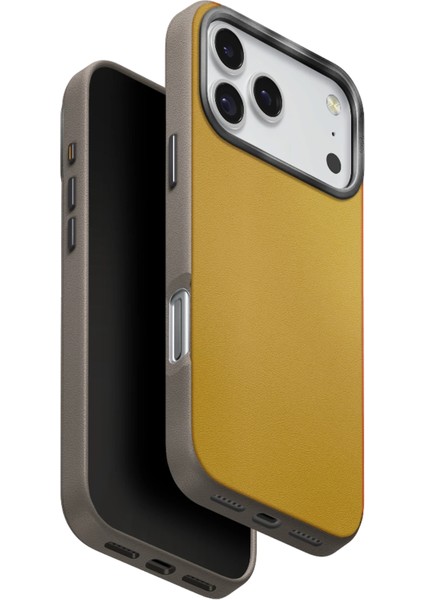 Iphone 17 Pro Kılıf Lyden Ds Çift Ton Vegan Deri Magsafe Özellikli (Magclick™) Business Kapak
