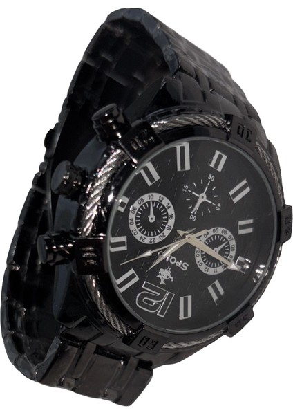 Siyah Kordonlu Erkek Kol Saati