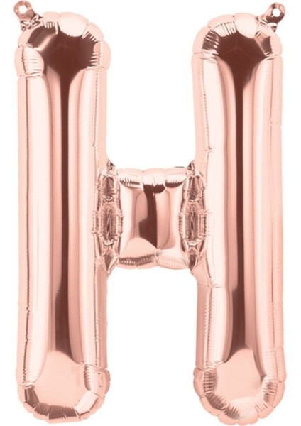 1 Metre Rose Gold Renk Balon H Harfi 40 Inc Parti Malzemesi