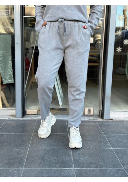 Kadın Pantolon Keten Italyan Tasarım %100 Pamuk fiyatları