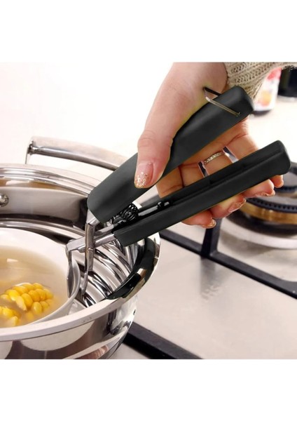 Ayarlanabilir Tencere ve Tava Tutacağı, Siyah, Pratik ve Güvenli Kullanım