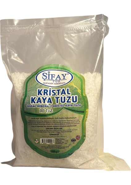 Kristal Kaya Tuzu Iri Taneli 1000G