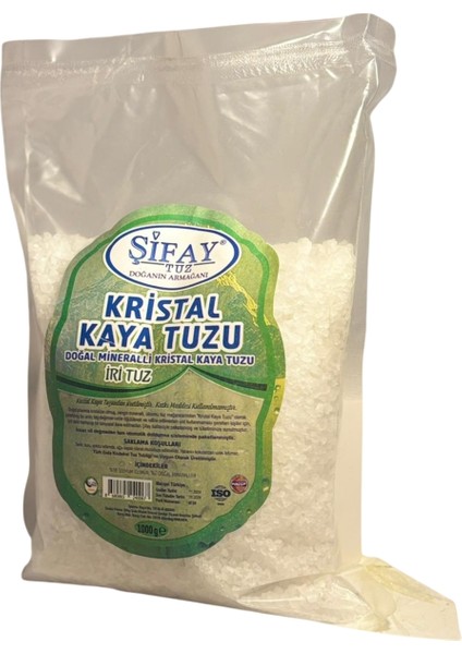 Kristal Kaya Tuzu Iri Taneli 1000G fiyatları