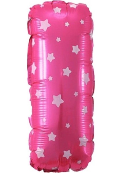 I Harfi Pembe Renk 16 Inc 40 cm Balon Parti Malzemesi