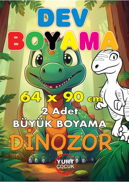 Dev Boyama Kağıdı 4 Çeşit 8 adet 64x90 indirimleri