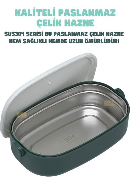 Bento 1300ML Lunchbox Yeni Koleksiyon 2 Katlı 3 Bölmeli Paslanmaz Çelik Sefer Tası Yemek Kutusu modelleri