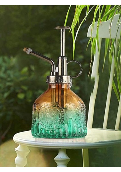 Şık Tasarımlı Ev Bahçe Saksı Çiçeklerine Özel cam bitki Sulama Fıskiyesi Kolonya ŞIŞESI 200 ml Yeşil indirimleri