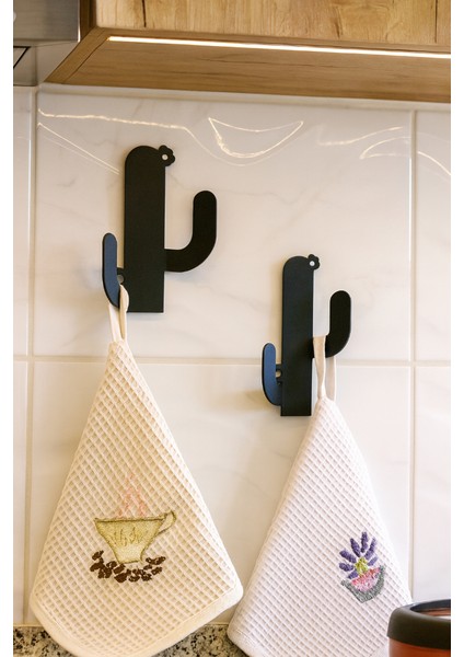Dekoratif Kaktüs Askılık 2’li Set – Yapışkanlı Duvar Askısı Anahtar, Havlu, Çanta, Şapka Askılığı fırsatları