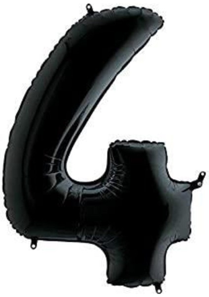 76 cm Siyah 4 Rakam 34 Inc Parti Malzemesi