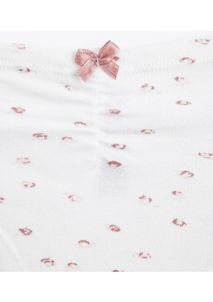 Kurdele Detaylı Rahat Kalıp Pamuklu Desenli Brazilian Külot (Aw 25) modelleri