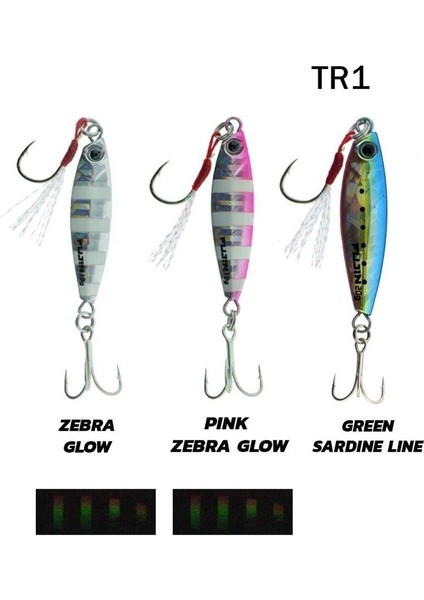 Jig-X Trio 3lü Micro Jig Yem Tr3-7 gr modelleri
