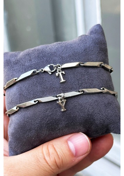 2 Adet Paslanmaz Çelik Spor Model Bileklik Sevgili Arkadaş Çift Bilekliği ECK05C fiyatları