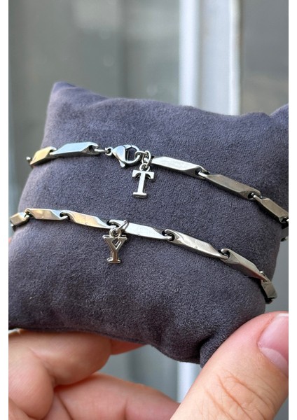 2 Adet Paslanmaz Çelik Spor Model Bileklik Sevgili Arkadaş Çift Bilekliği ECK05C modelleri