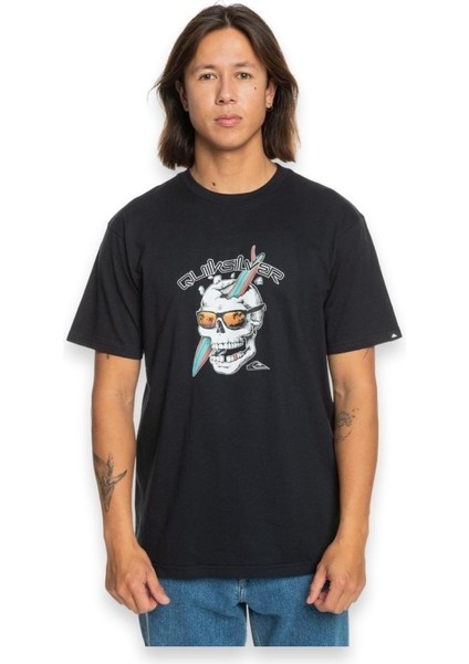 One Last Surf Ss Erkek Siyah T-Shirt EQYZT07674-10010