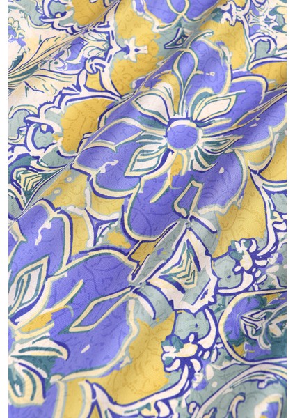 Mint Sedef Desen Twill Ipek Eşarp fiyatları