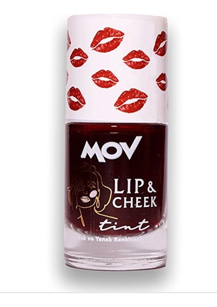 Lip To Cheek Tint Cherry Red – Likit Dudak & Yanak Renklendirici, Doğal ve Kalıcı